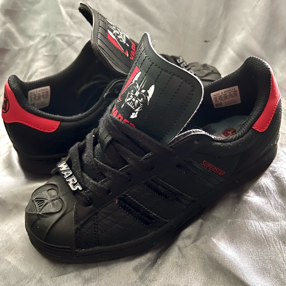 LE Adidas x Star Wars Darth Vader 40th Anniversary Black & Red Sneakers